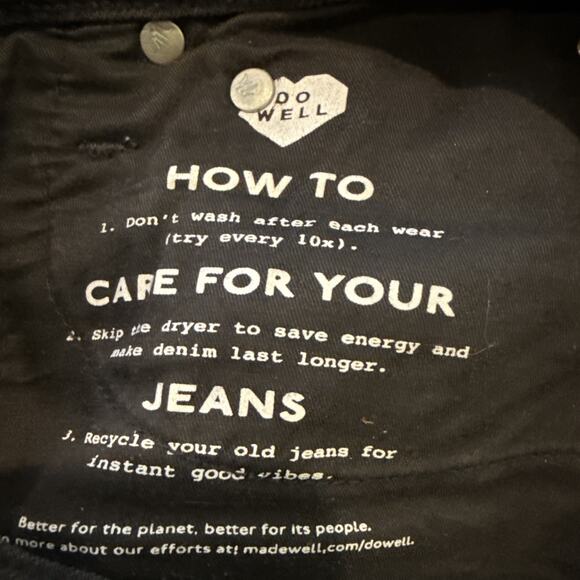 Madewell Jeans Women Size 25 Black Cali Demi-Boot Jean - Picture 11 of 15